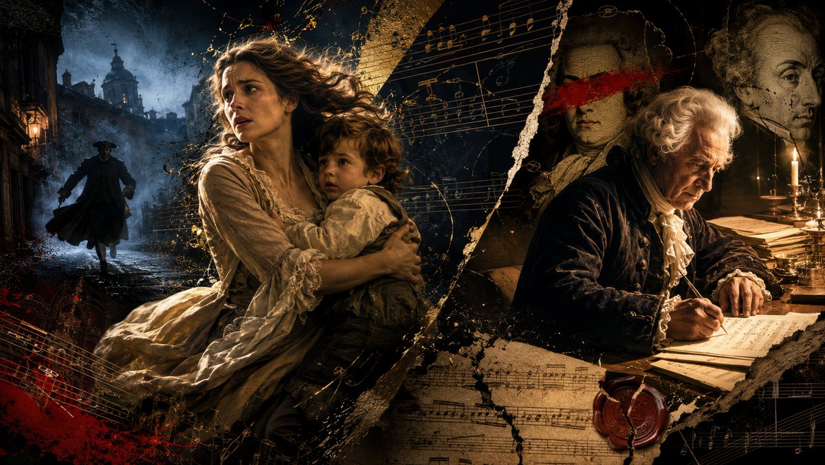 巴洛克作曲家神秘拼贴画预览图像