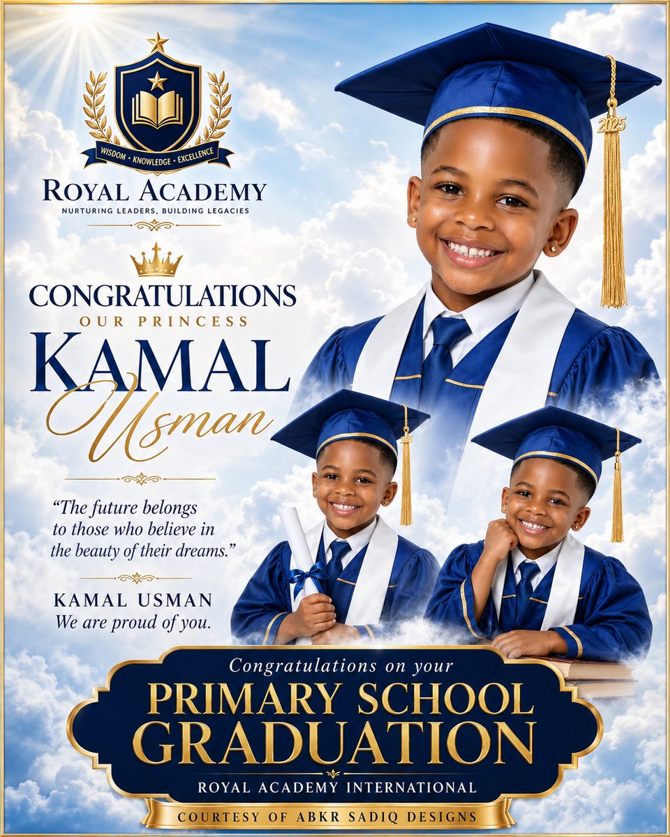 Royal Primary Graduation Poster preview image