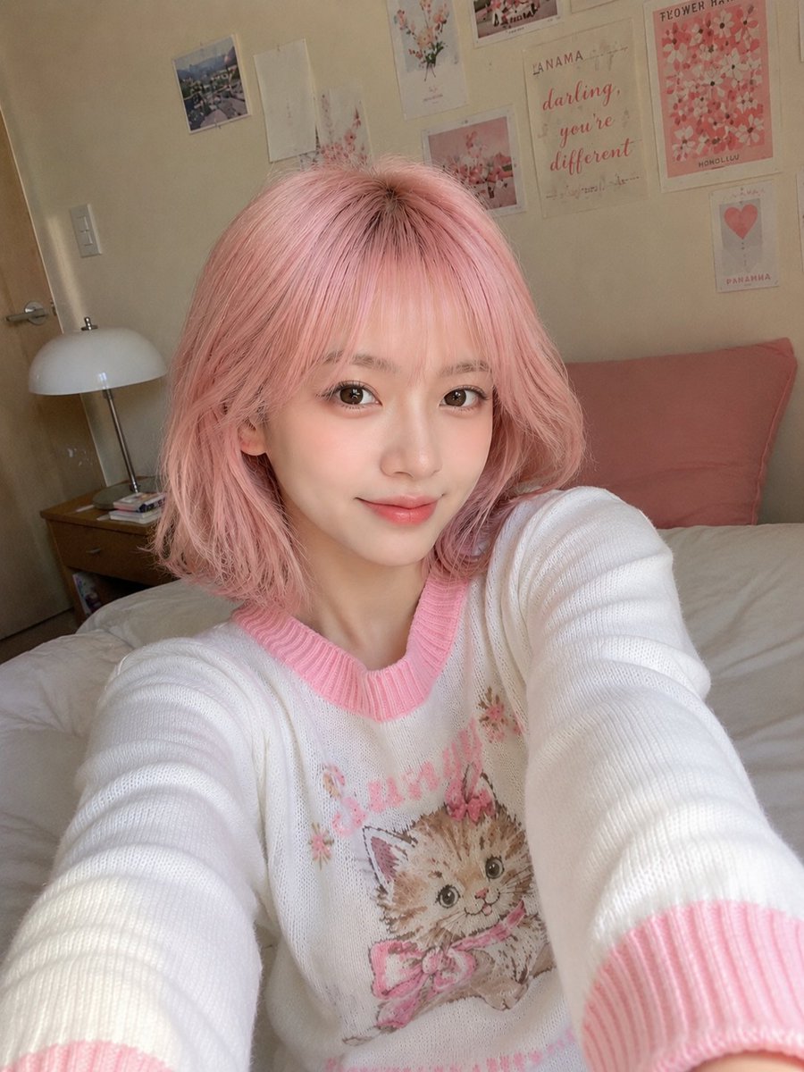 超现实的韩式智能手机自拍预览图