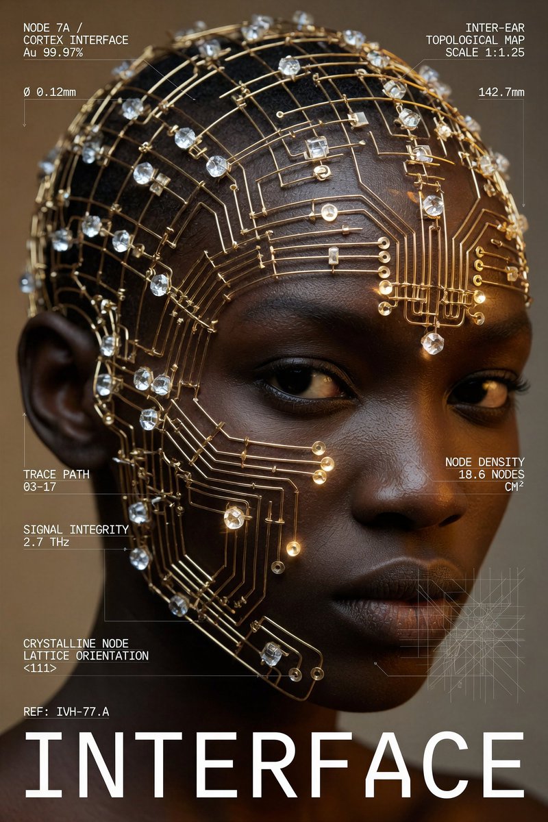 Cybernetic Interface Fashion Poster preview image