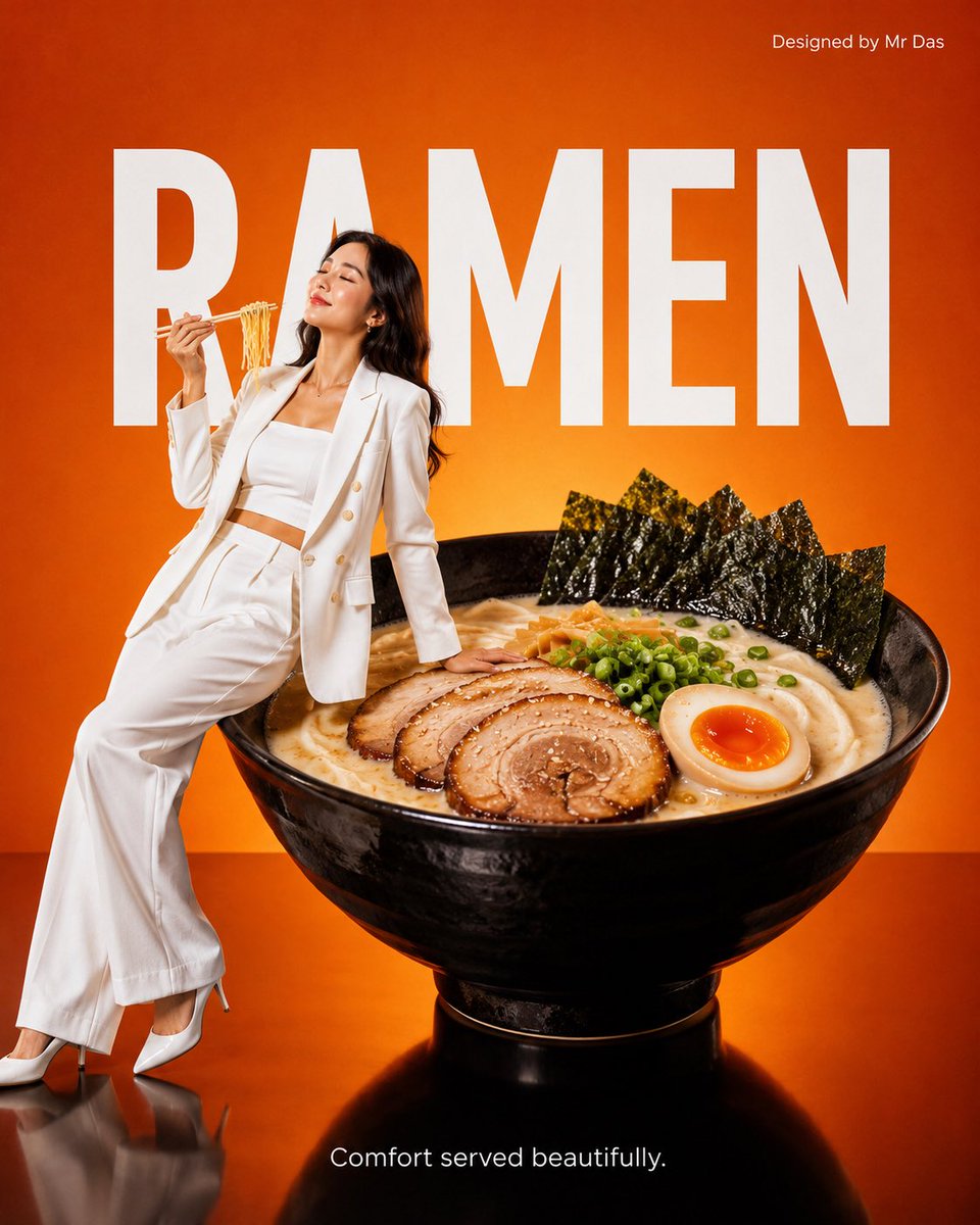 Minimalist Tonkotsu Ramen Commercial preview image