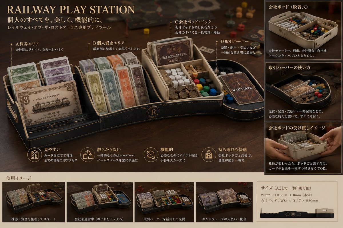 豪华铁路棋盘游戏整理海报预览图