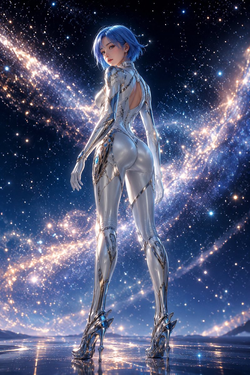 身着盔甲的未来科幻女性预览图