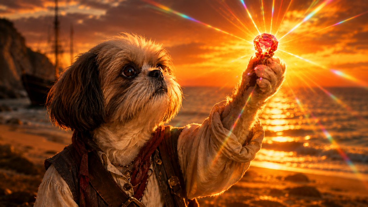 西施犬红宝石夕阳宝藏预览图