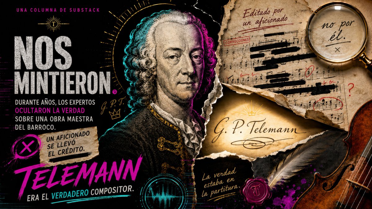 Telemann Baroque Scandal Poster preview image