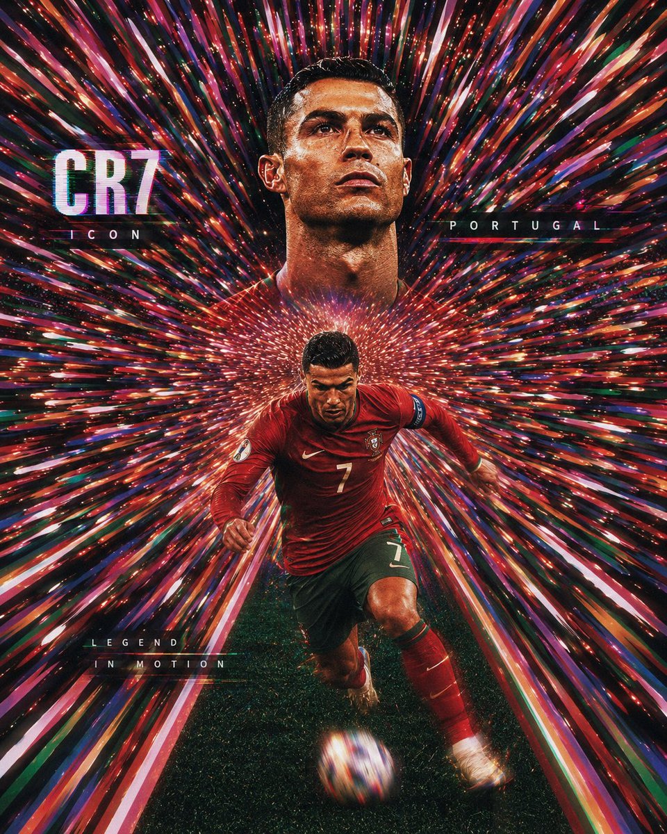 CR7 Portugal Starburst Poster preview image