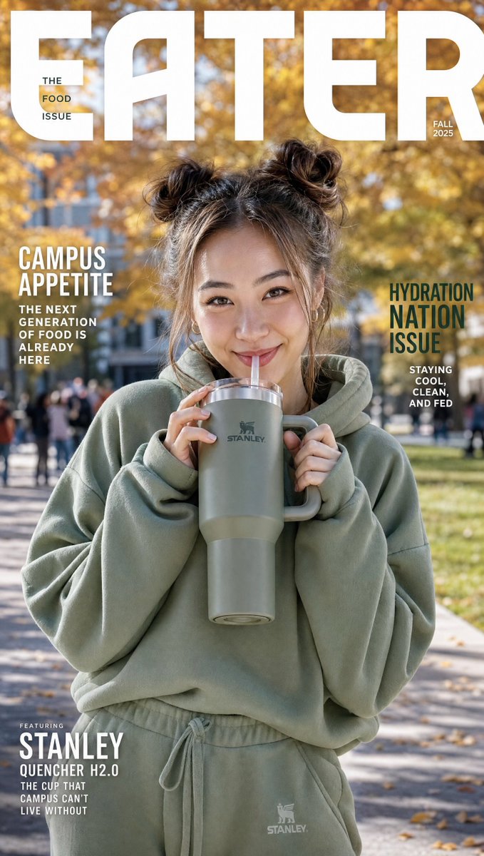 Trendy Lifestyle Magazine Cover preview image
