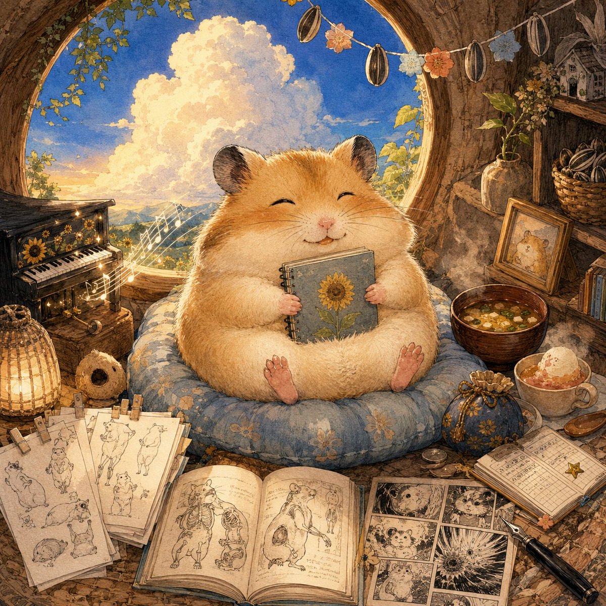 Happiest Hamster Portrait preview image