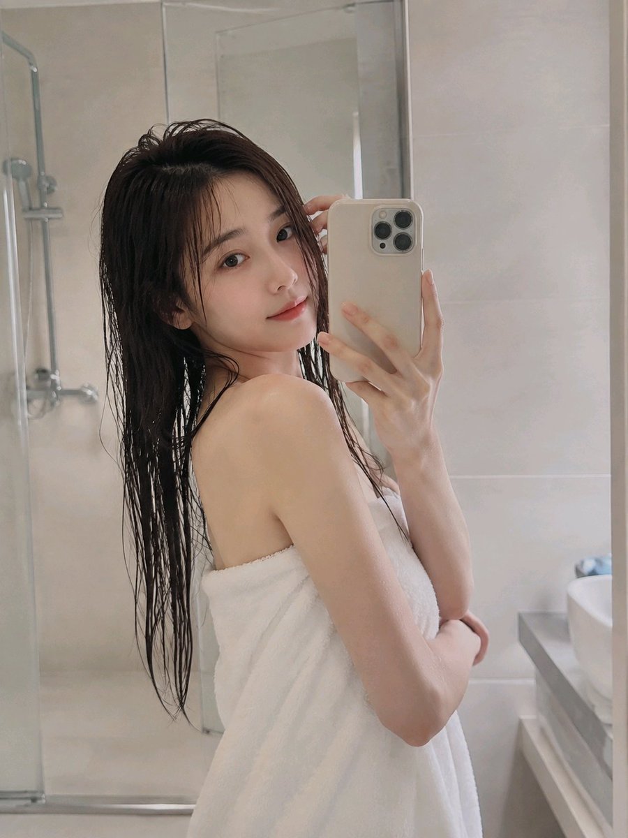 Realistic Bathroom Selfie Portrait preview image
