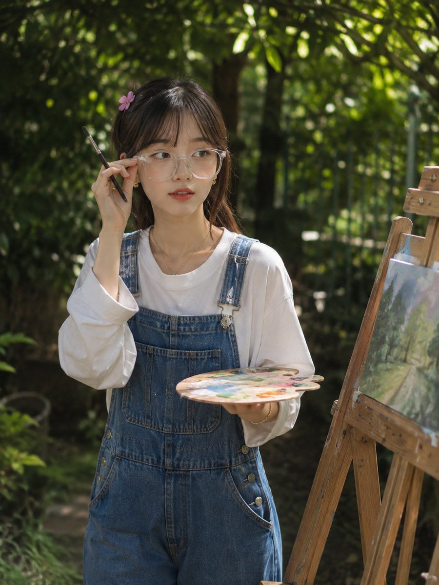 Garden Artist Dreamy Portrait preview image