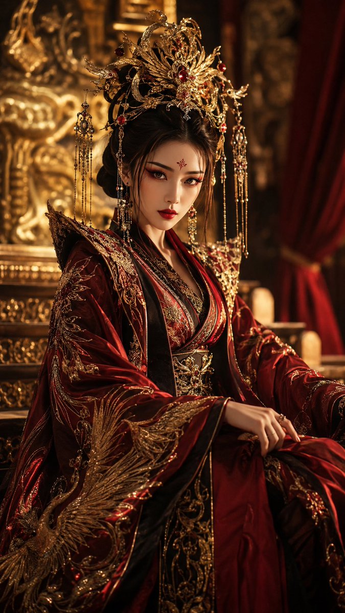 Regal Tang-Style Empress Portrait preview image