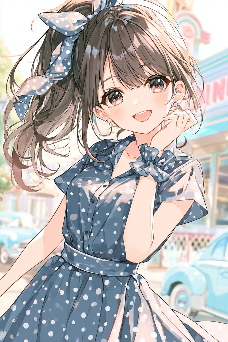 1950s Rockabilly Anime Girl preview image