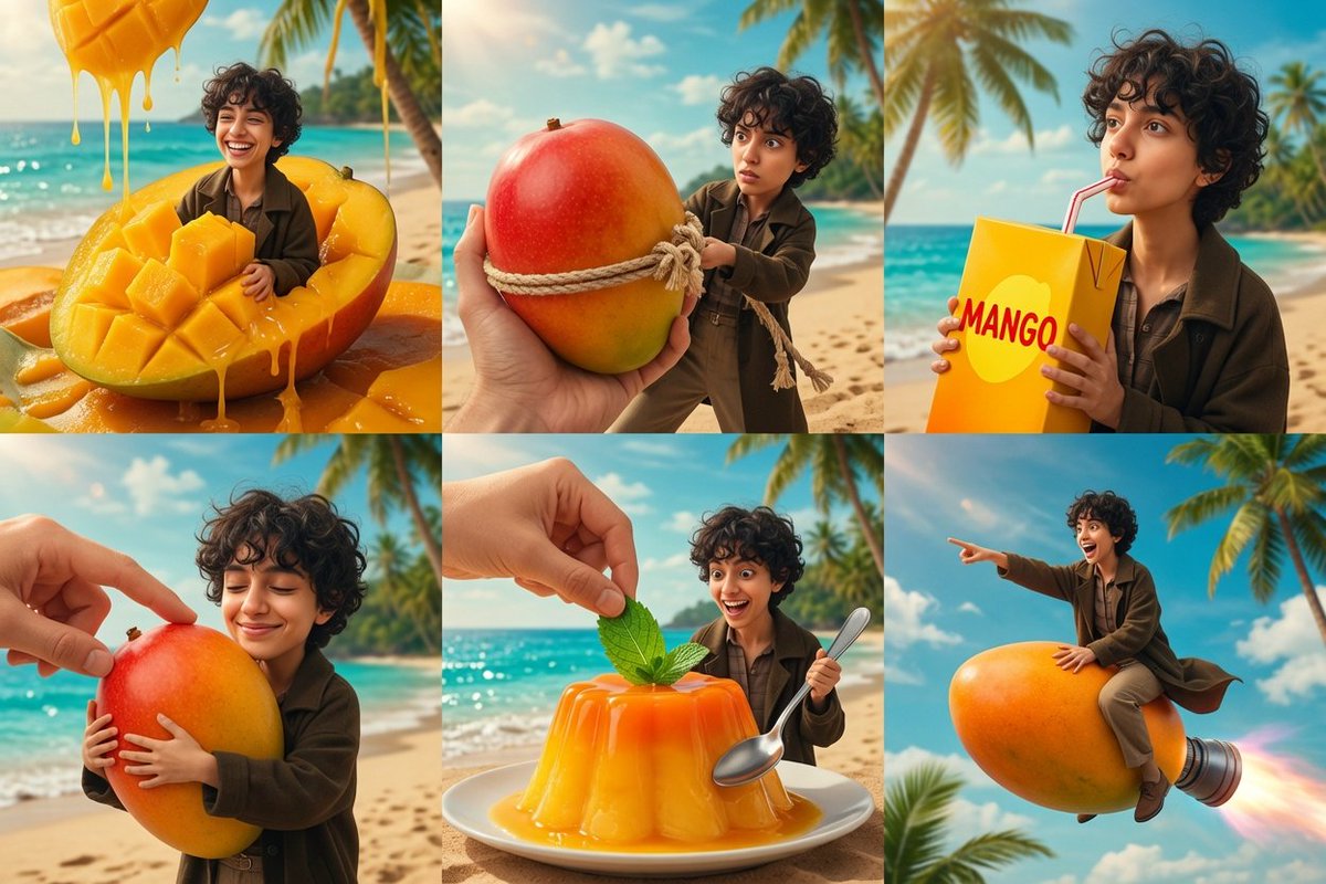 Tiny Traveler Mango Beach Collage preview image