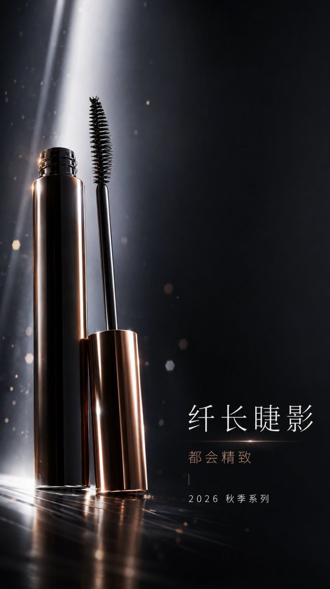 Professional Mascara Brand Key Visual preview image