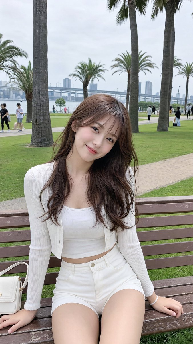 Serene Park Portrait of Asian Woman preview image