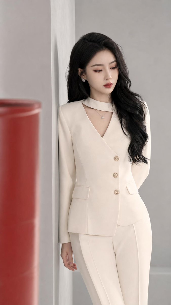 Old Money Aesthetic Asian Female Portrait preview image