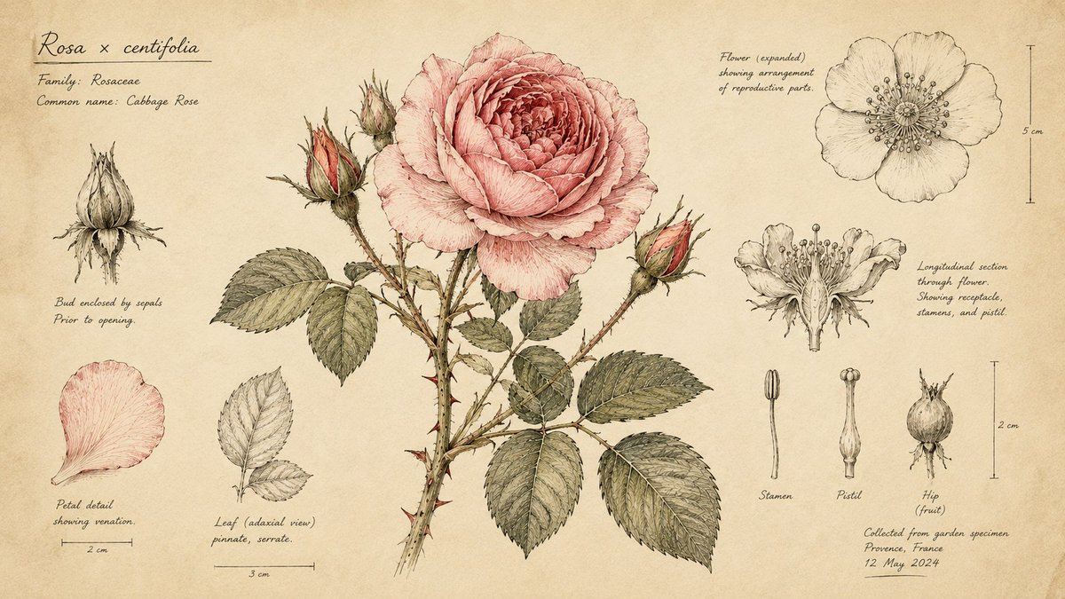 Hand-Drawn Botanical Sketchbook Illustration preview image