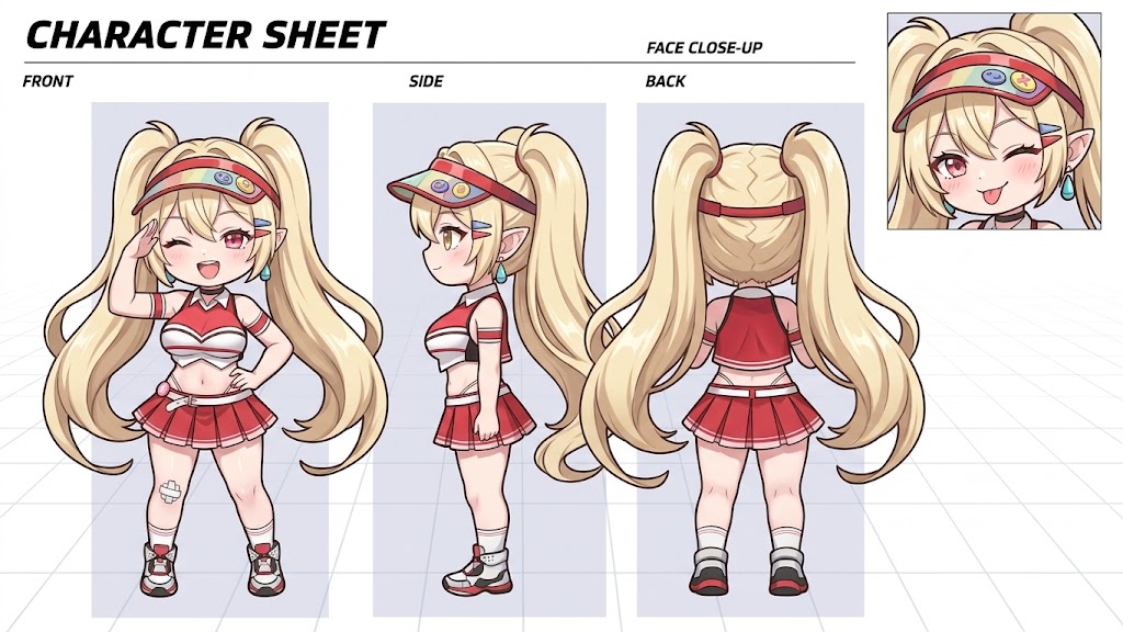 Dynamic Cheerleader Performance Shot preview image