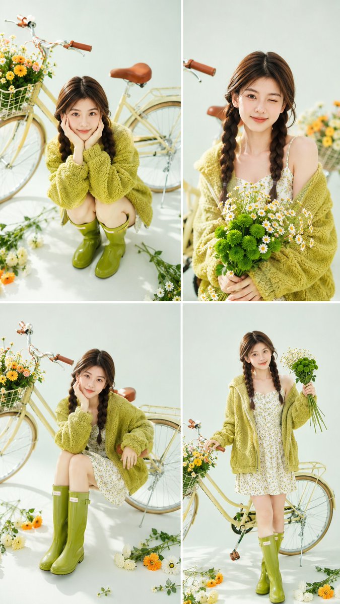 Spring Editorial Fashion Collage preview image