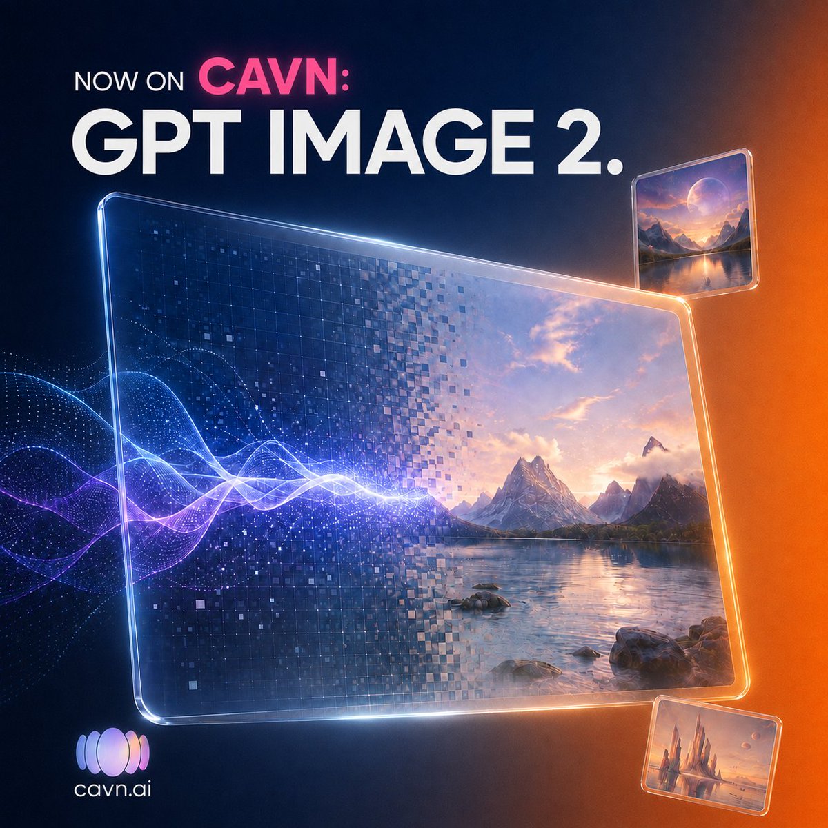 CAVN GPT Image 2 Launch Poster preview image