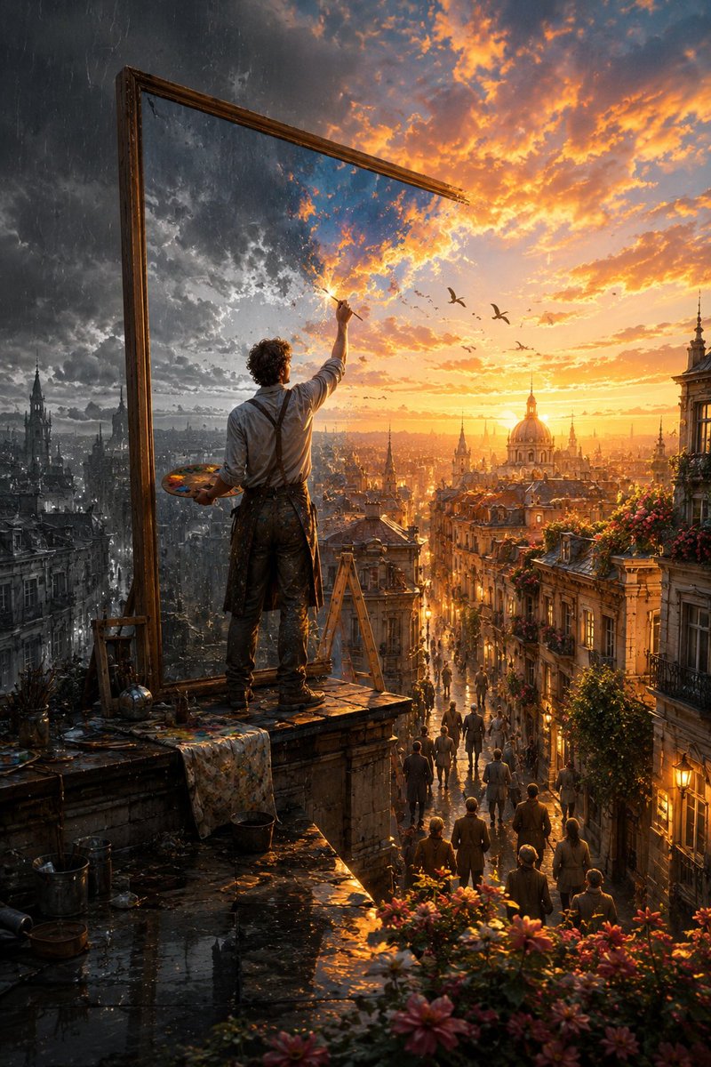 The Painter Who Finished the Sky preview image