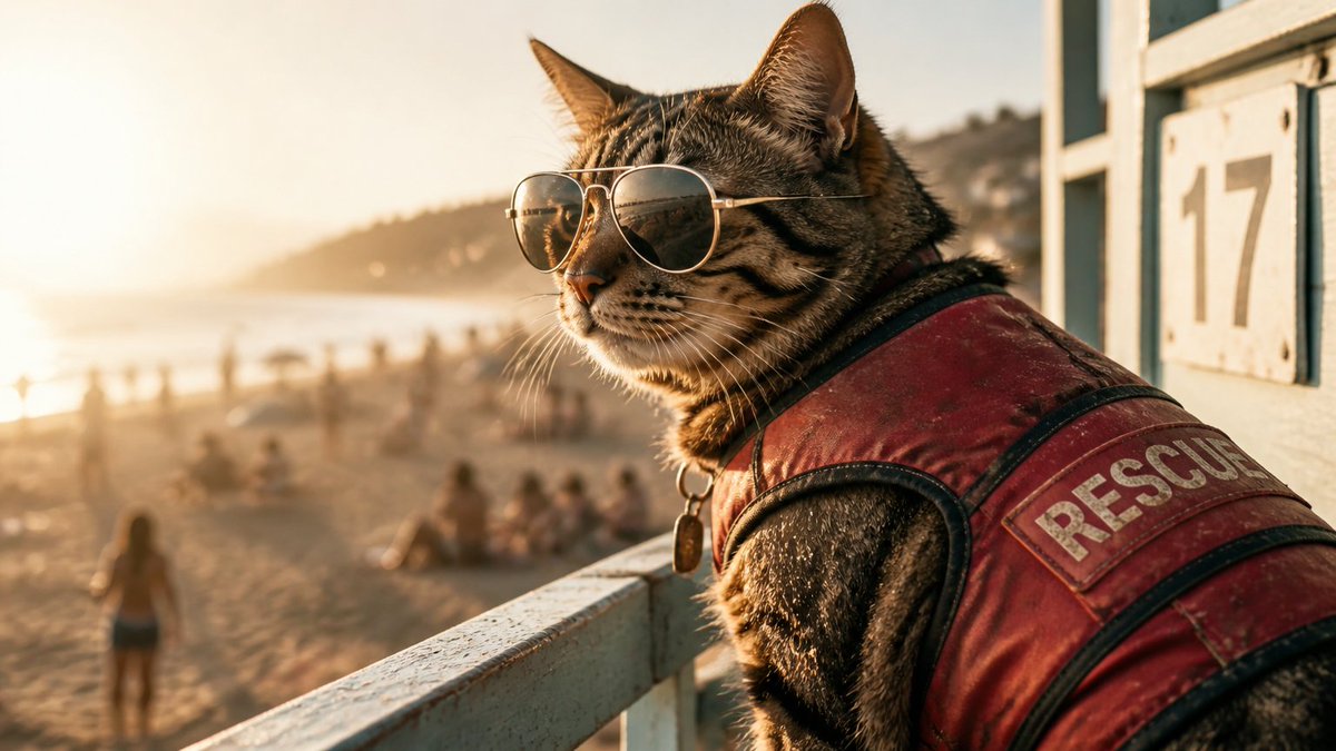 Multi-Style Cat Lifeguard Prompts preview image