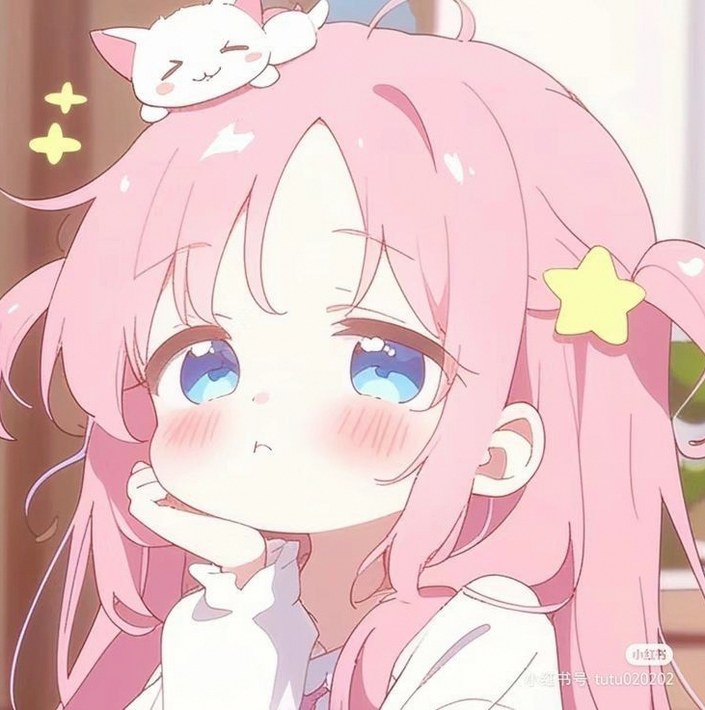 Pastel Anime Girl With Cat preview image