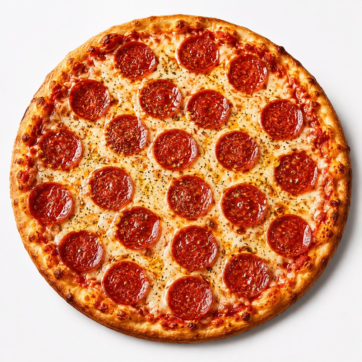 Overhead Pepperoni Pizza Photo preview image