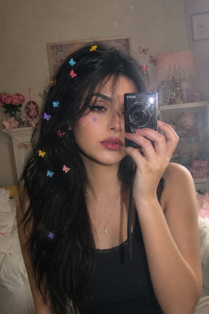 Vintage Digital Camera Mirror Selfie preview image