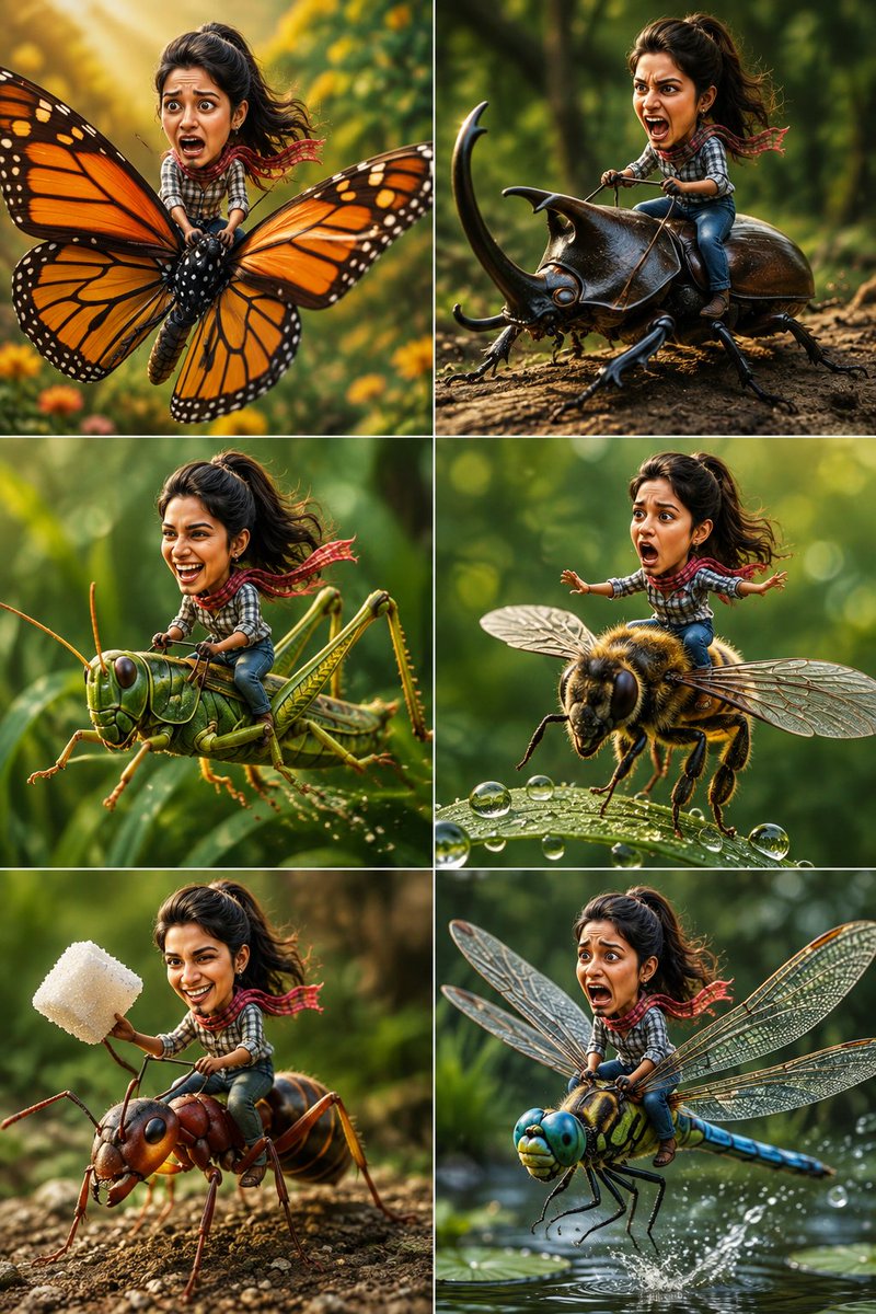 Tiny Adventurer Giant Insect Collage preview image