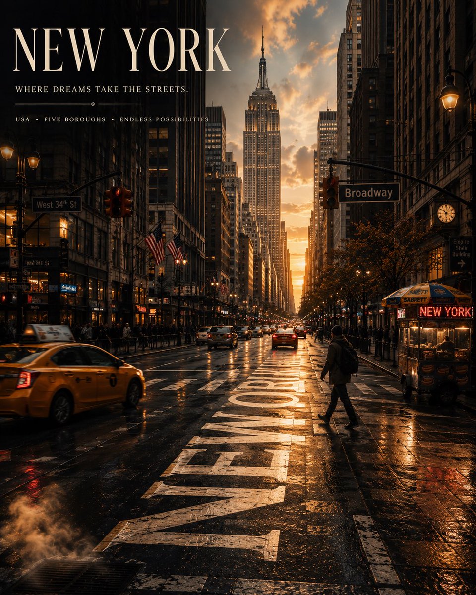 Cinematic Editorial Travel Poster preview image