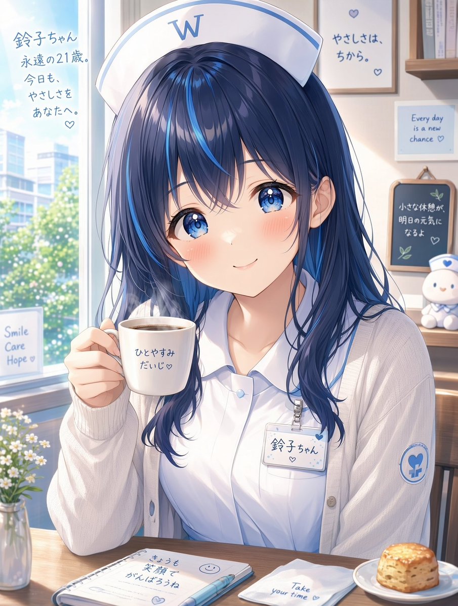 White Wing Nurse Cafe Portrait preview image