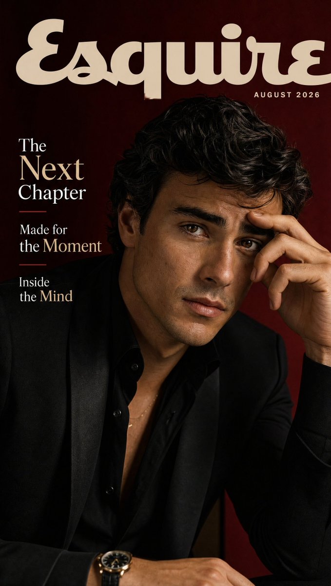 Premium Esquire Magazine Cover Portrait preview image