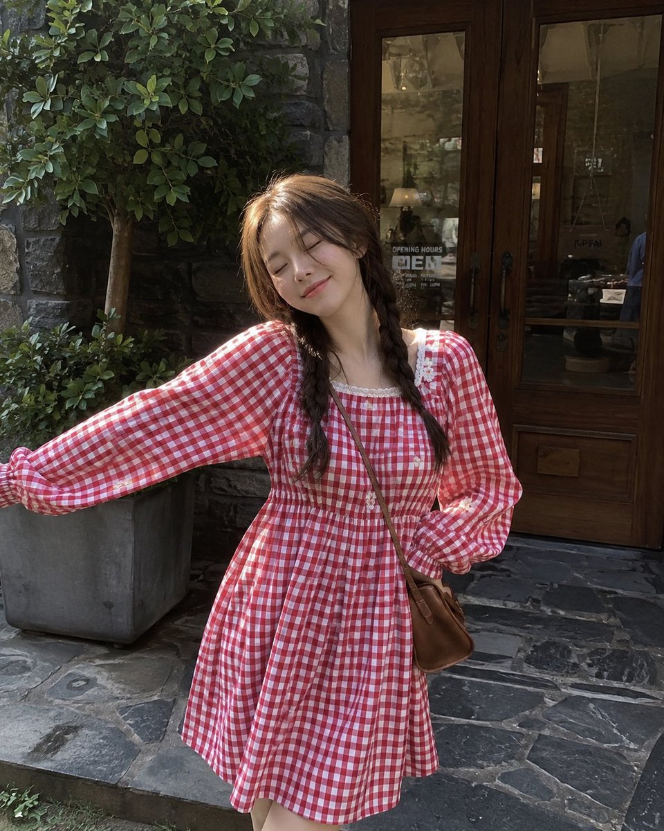 Korean Street Fashion Café Portrait preview image