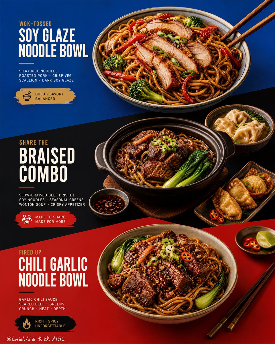 Premium Restaurant Menu Poster preview image