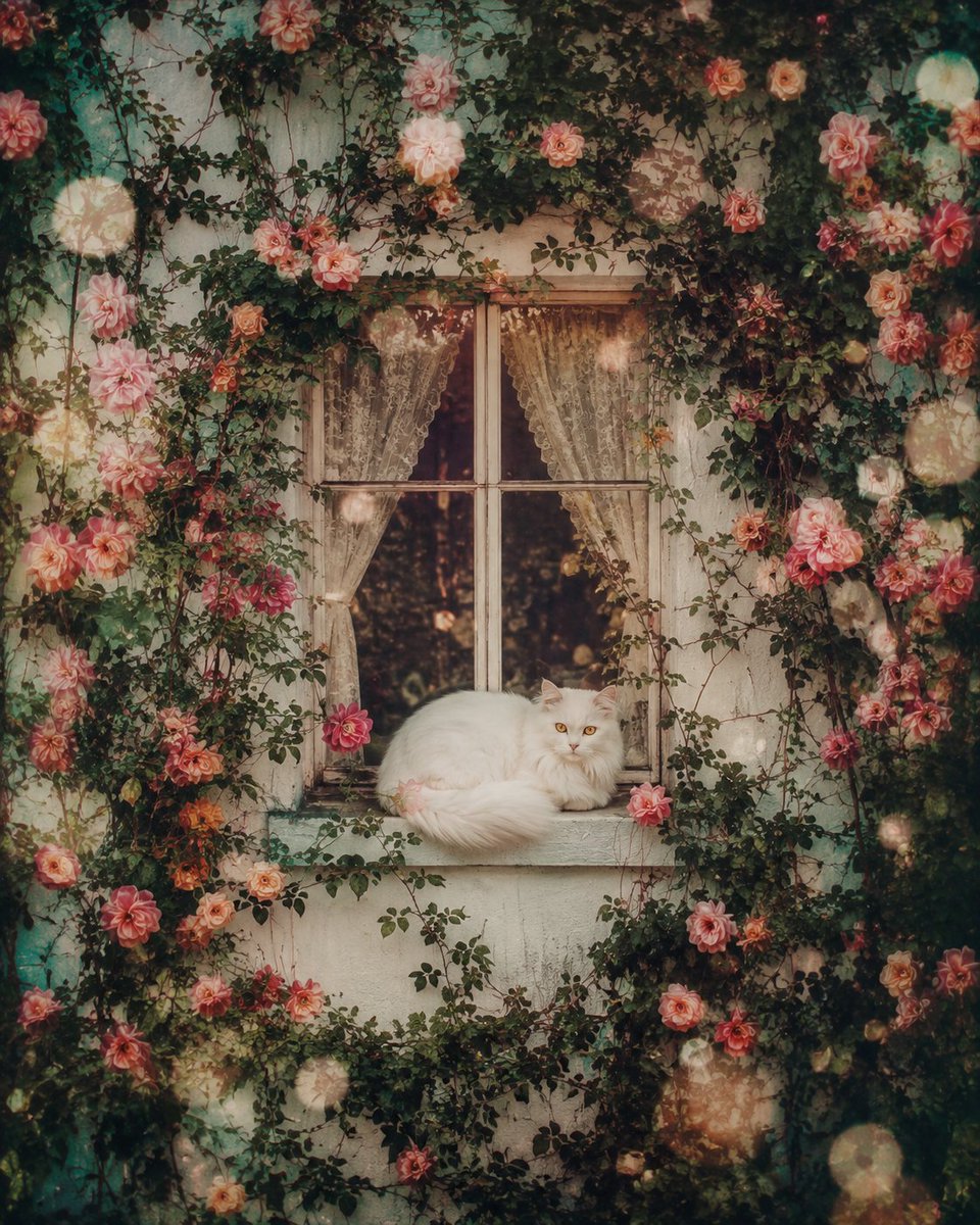 Ethereal Window Cat Photography preview image