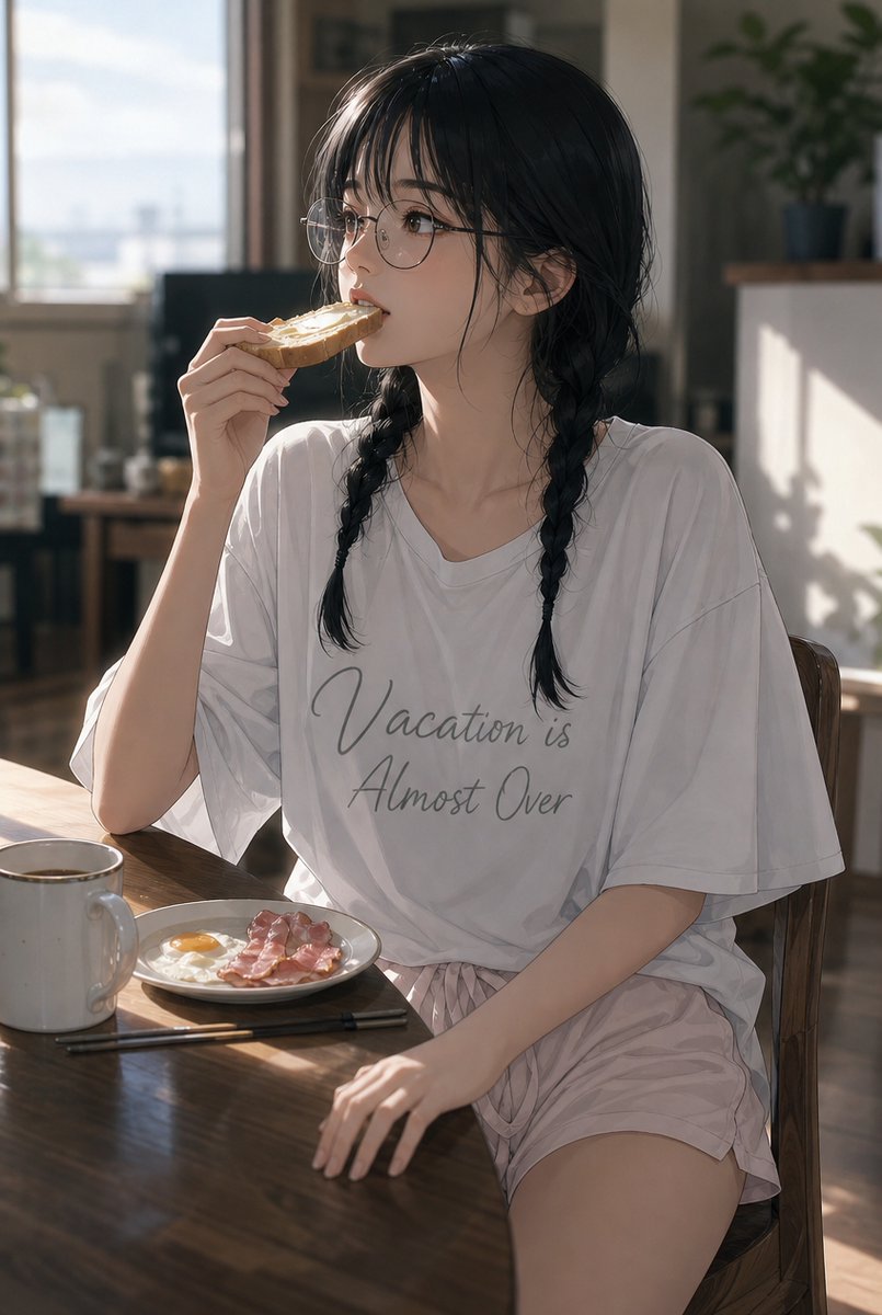 Sunlit Breakfast Anime Portrait preview image