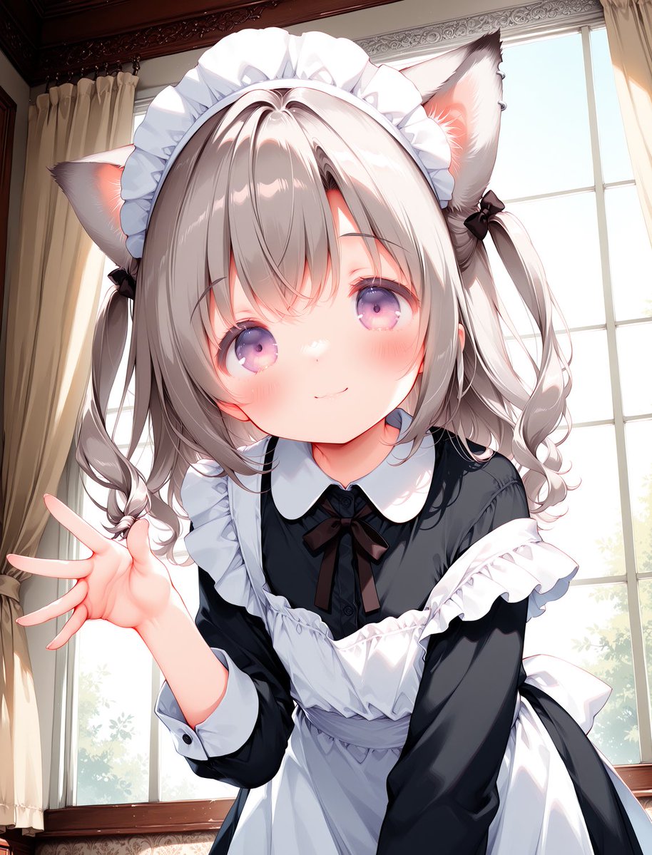 Cat-Eared Maid Portrait preview image