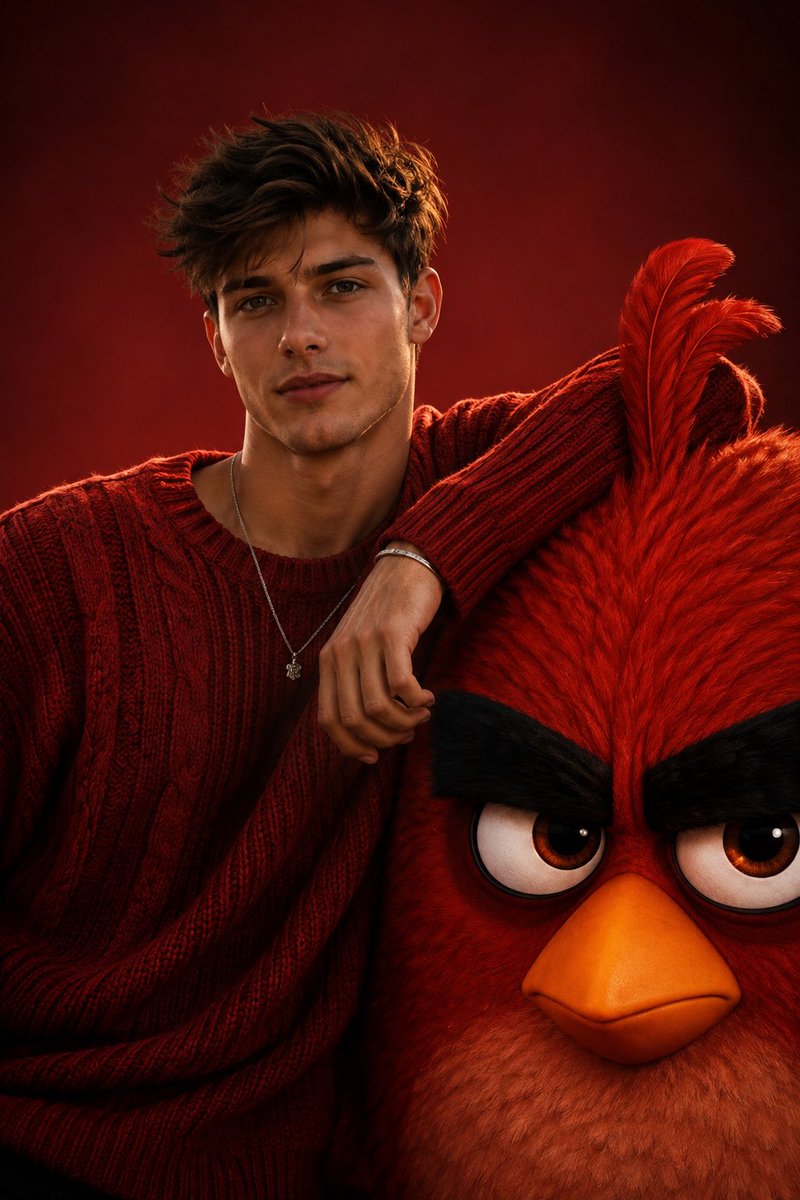 Cinematic Fashion Red Editorial preview image