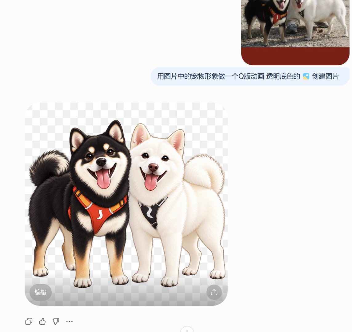 Transparent Q-Style Shiba Inu Sticker preview image