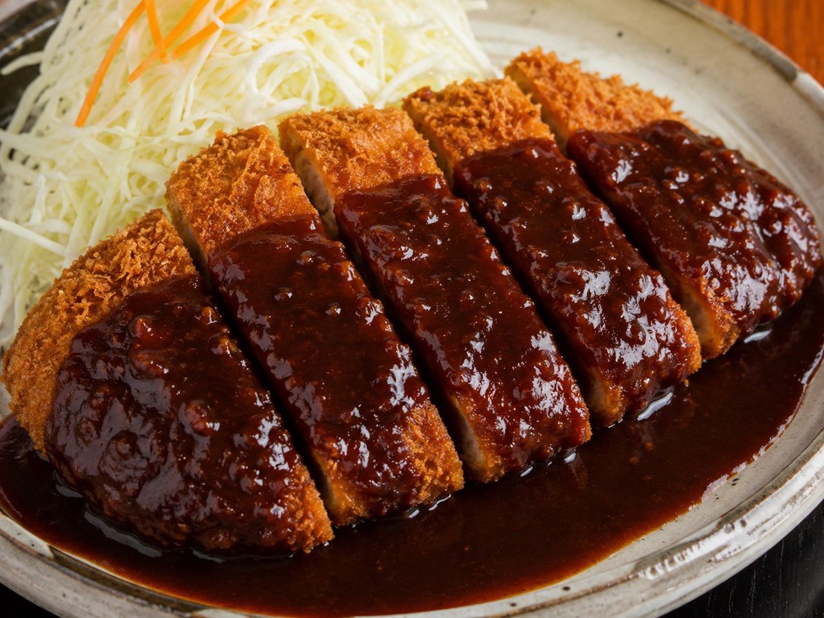 Glossy Tonkatsu Food Photo preview image
