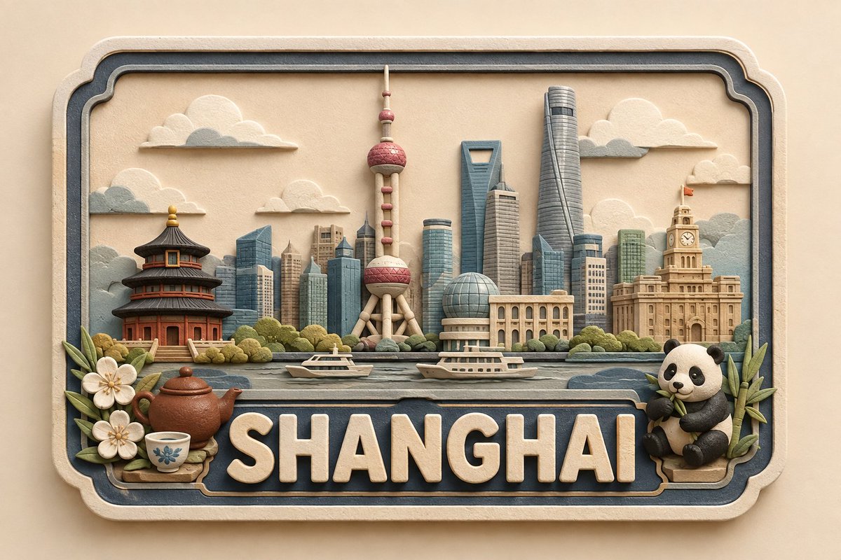 3D Handcrafted Clay Destination Plaque preview image