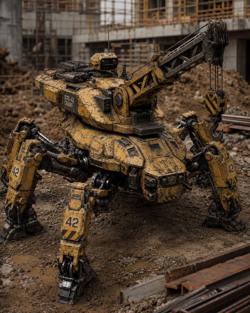 Peaceful Multi-Legged Construction Machine preview image
