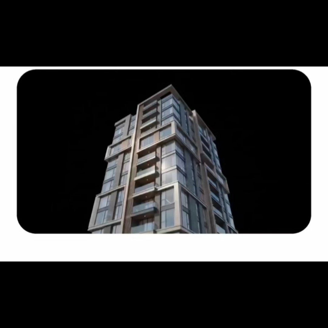 Luxury Tower in Rounded Video Frame preview image