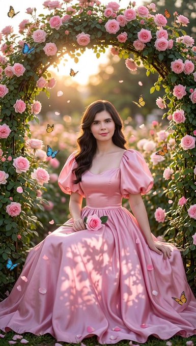 Romantic Ball Gown Garden Portrait preview image