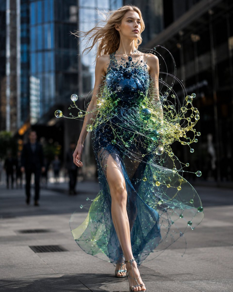 Futuristic Ikebana Couture Dress preview image