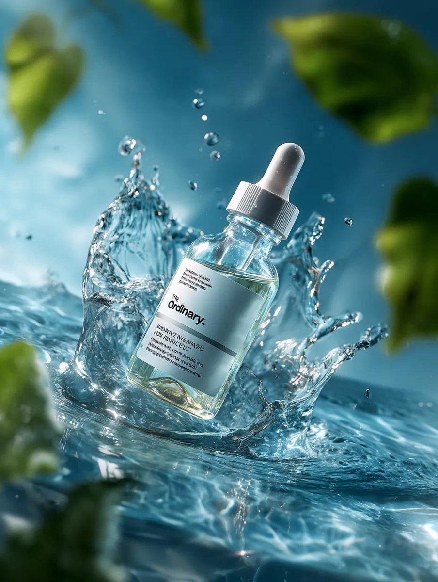 Luxury Serum Splash Advertisement preview image