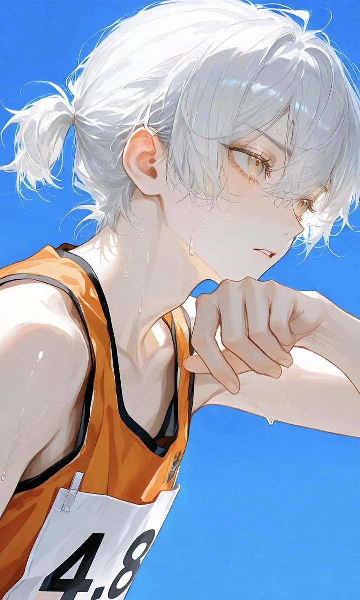 Sweaty Anime Runner Portrait preview image
