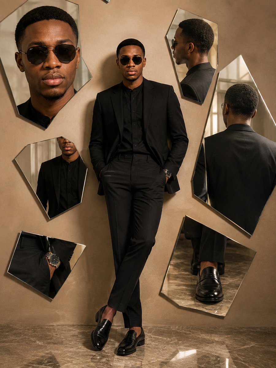 Luxury Mirror Fragment Fashion Portrait preview image