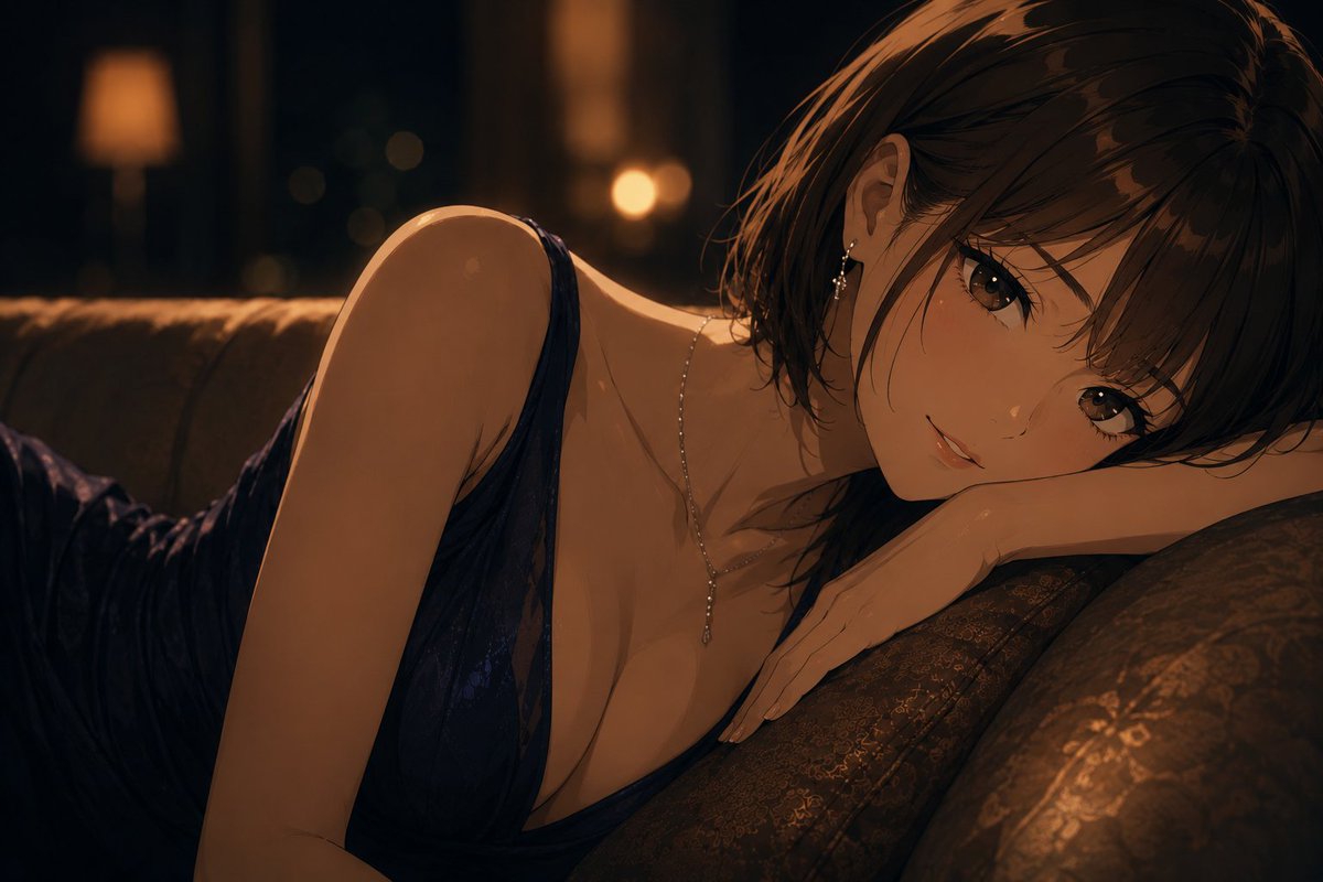 Cinematic Anime Lounge Portrait preview image